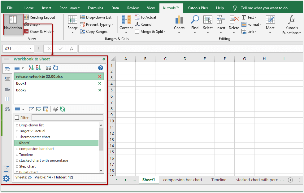 Kutools For Excel 26.10 Crack + License Key Free Download 2023